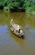 Vietnam: A small house boat on a tributary of the Perfume River near Hue
